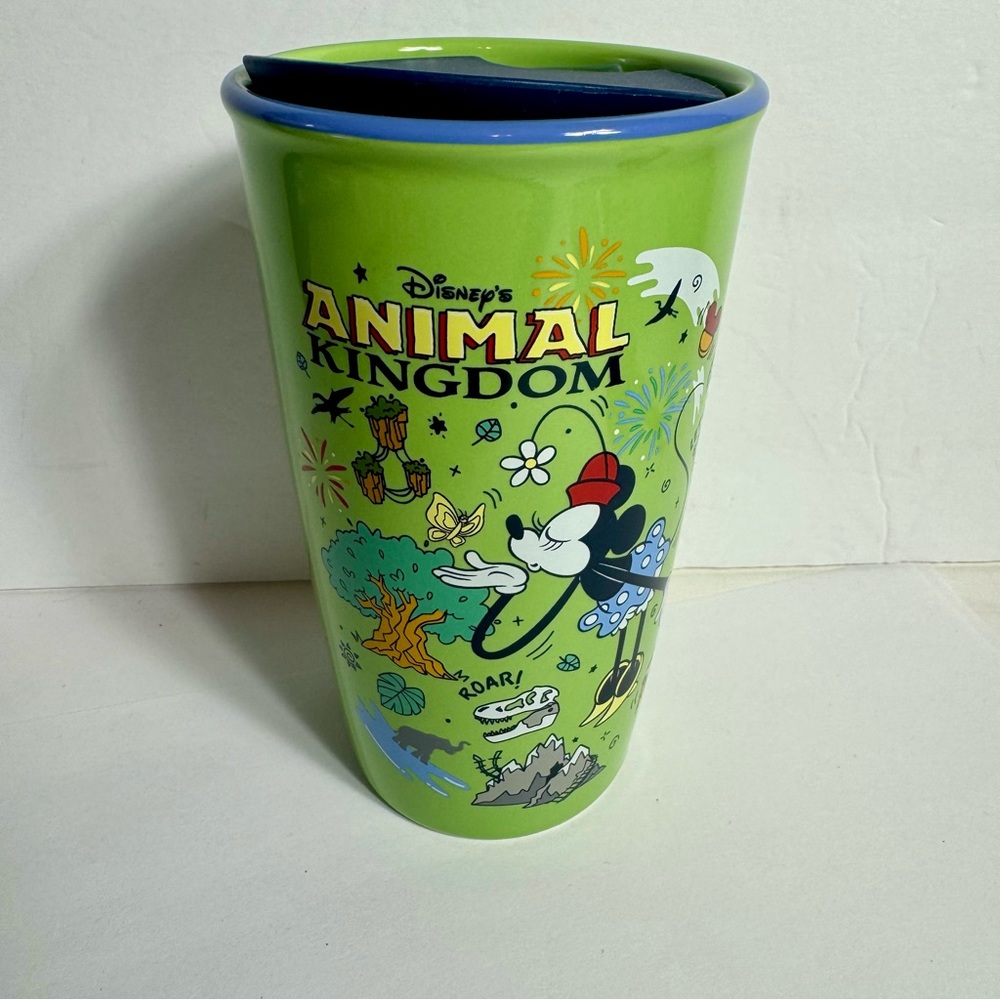 NWT. Disney Starbucks Animal Kingdon Mouse Starbucks Ceramic Tumbler